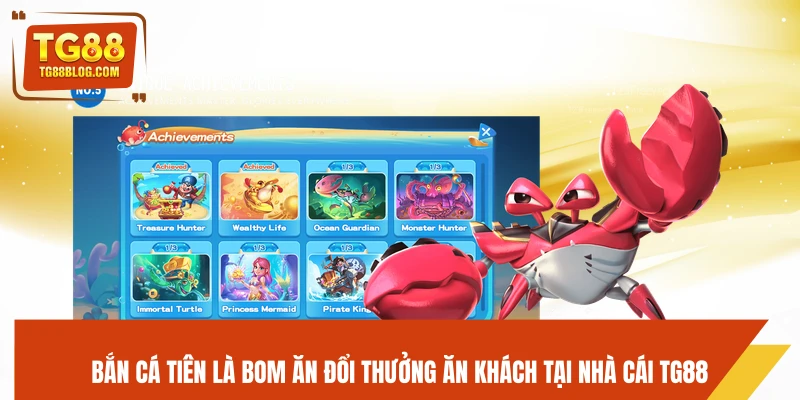 Bắn cá Tiên là bom ăn đổi thưởng ăn khách tại nhà cái TG88