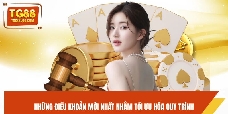Những điều khoản mới nhất nhằm tối ưu hóa quy trình